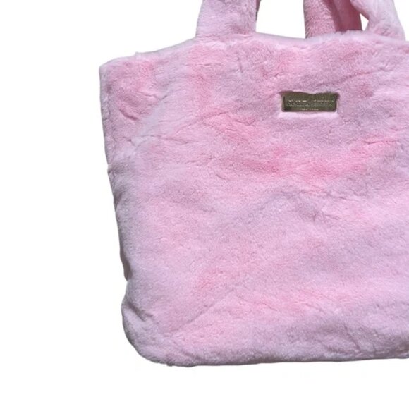 Good Girl Pink Fluffy Tote Bag by Carolina Herrera - Picture 3 of 4